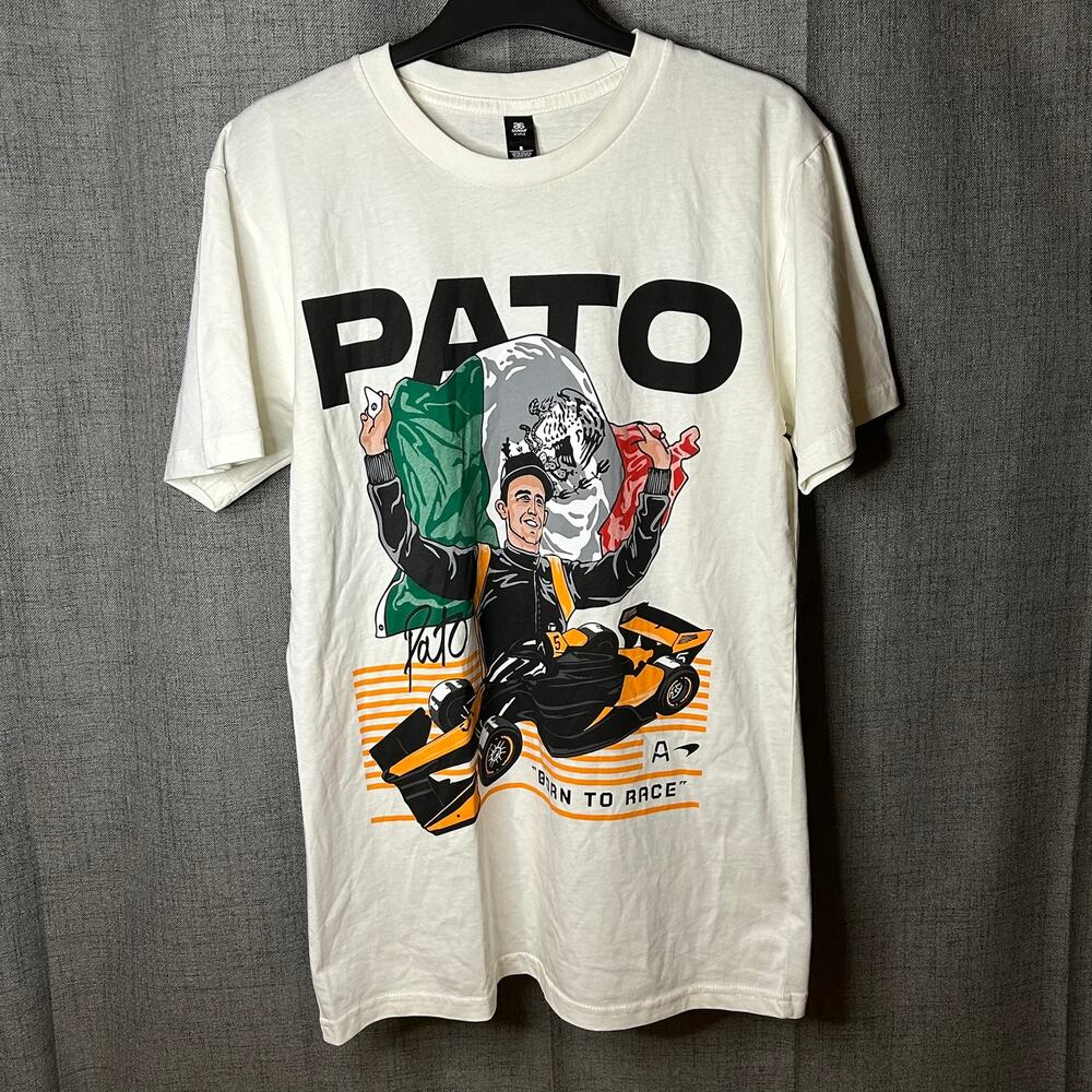 Arrow McLaren Pato O'Ward "Born to Race" Men's Size Small T-Shirt